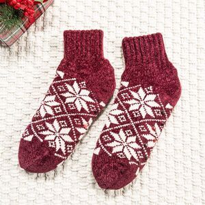 Snuggle Feet Women's Fair Isle Chenille Sherpa-Lined Socks